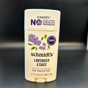 Schmidt's Natural Deodorant Lavender & Sage 48H Protection 2.65oz Aluminum-Free